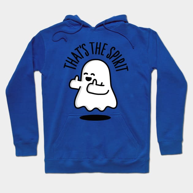 That's the spirit cute ghost thumbs up Halloween Hoodie by LaundryFactory